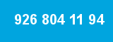 926 804 11 94